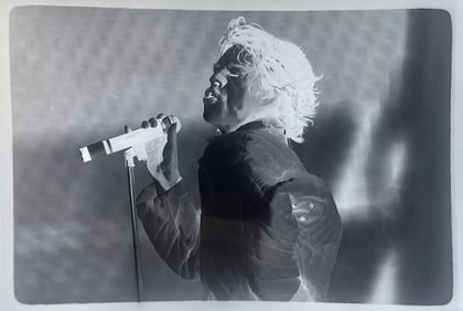 Mick Jagger Rolling Stones Photo Negative