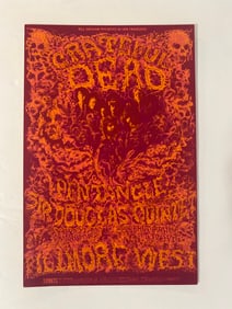 Grateful Dead 1970 Pentangle Fillmore Concert Flyer