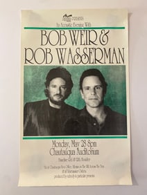 Bob Weir 1990 Concert Poster