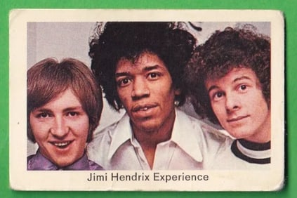 Jimi Hendrix Experience 1968 Photo Card