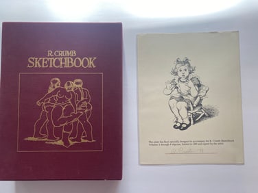 Robert Crumb Signed Full Sketchbook Set