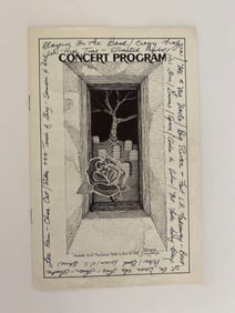 Grateful Dead 1982 Madison Square Garden Concert Program