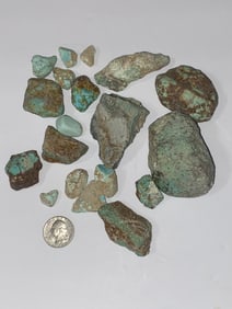 Raw Turqouisse Halloran Springs Mined