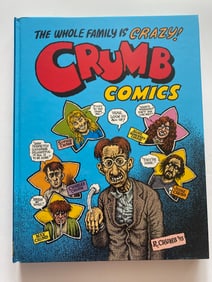 Robert Crumb Signed The Whole Family Is Crazy Book 1st Edition