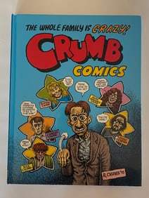 Robert Crumb Signed The Whole Family Is Crazy Book 1st Edition