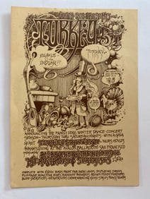 Janis Joplin 1968 Turkey Trot Rick Griffin Poster