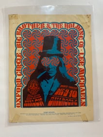 Janis Joplin Big Brother Avalon Ballroom Mailer Poster