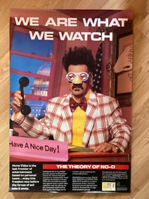 Frank Zappa We Are What We Watch Poster 1st Printing