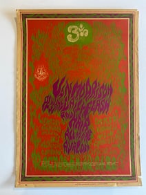 Van Morrisson Wes Wilson Concert Poster 1st Printing