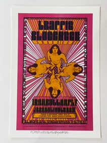 Traffic David Byrd Signed Artist Proof Fillmore Poster