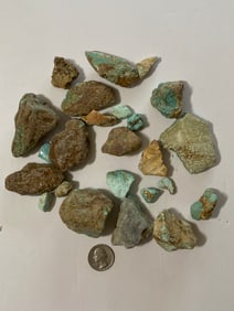Raw Turquoise Halloran Springs Mined