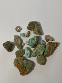 Raw Turquoise Halloran Springs Mined