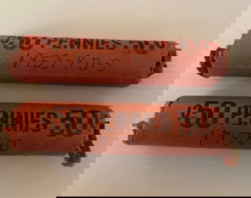Wheat Penny Rolls Unsearched (2)