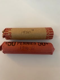 Wheat Penny Rolls Unsearched (2)