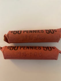 Wheat Penny Rolls Unsearched (2)