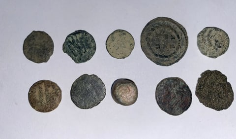 Ancient Iberian Peninsula Shipwreck Coins