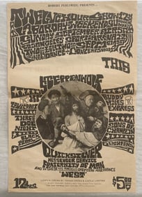 Quicksilver Steppenwolf 1968 LA Concert Ad Poster