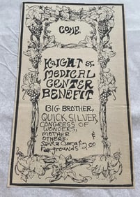 Janis Joplin 1967 Santa Clara Fairgrounds Concert Ad Poster