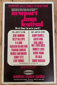 BB King, Roland Kirk,Albert King 1970 Newport Jazz Concert Poster