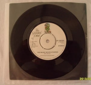 Grateful Dead Music Never Stopped UK Single Record