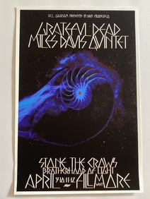 Grateful Dead 1970 David Singer Concert Poster
