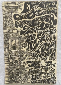 Janis Joplin Big Brother Quicksiver 1966 SF High School Benefit Poster