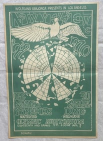 Youngbloods 1969 New Years Olympic Auditorium Concert Flyer