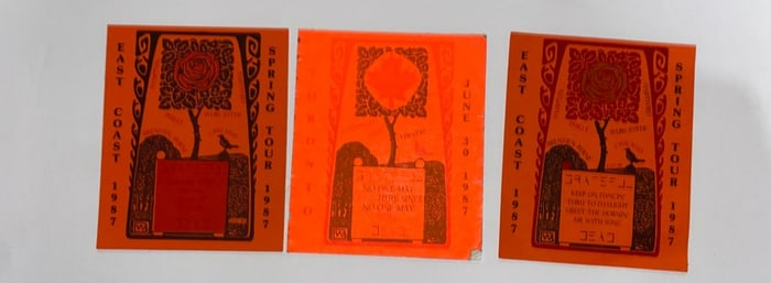 Grateful Dead 1980's After Party Passes (3)