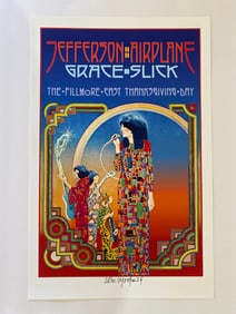 Jefferson Airplane David Byrd Artist Proof Concert Poster