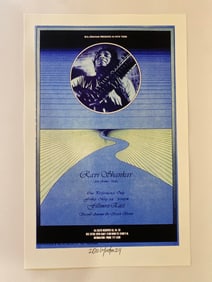 Ravi Shankar David Byrd Artist Proof Concert Poster