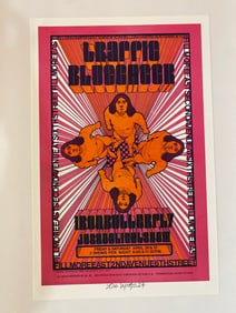Traffic 1968 Concert Poster David Byrd Artist Proof