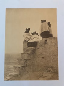 Edward S Curtis Native American Photograph of Old Native American Women