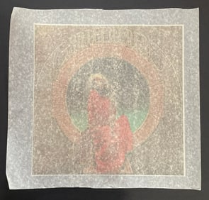 Vintage 1970's Grateful Dead Blues For Allah T Shirt Decal