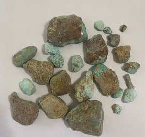 Raw Turquoise Halloran Springs Mined 1Oz