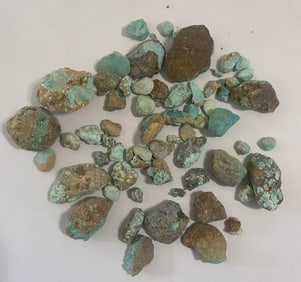 Raw Turquoise Halloran Springs Mined 1Oz