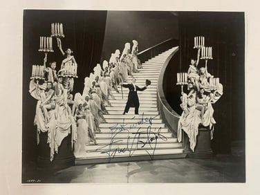 Fred Astaire Autographed Photo COA