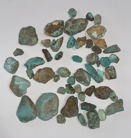 Raw Turquoise Halloran Springs Mined 1Oz