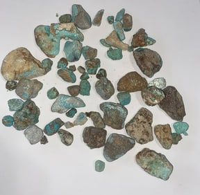 Raw Turquoise Halloran Springs Mined 1Oz