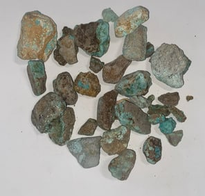 Raw Turquoise Halloran Springs Mined 1Oz