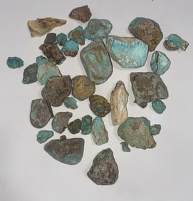 Raw Turquoise Halloran Springs Mined 1Oz