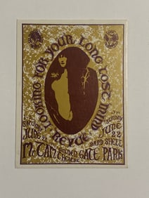 Family Dog Concert Poster Business Card