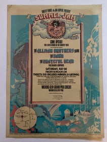Grateful Dead Watkins Glenn Concert Poster