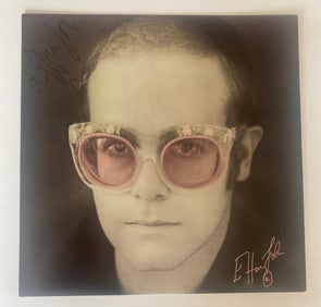 Elton John Autographed Poster