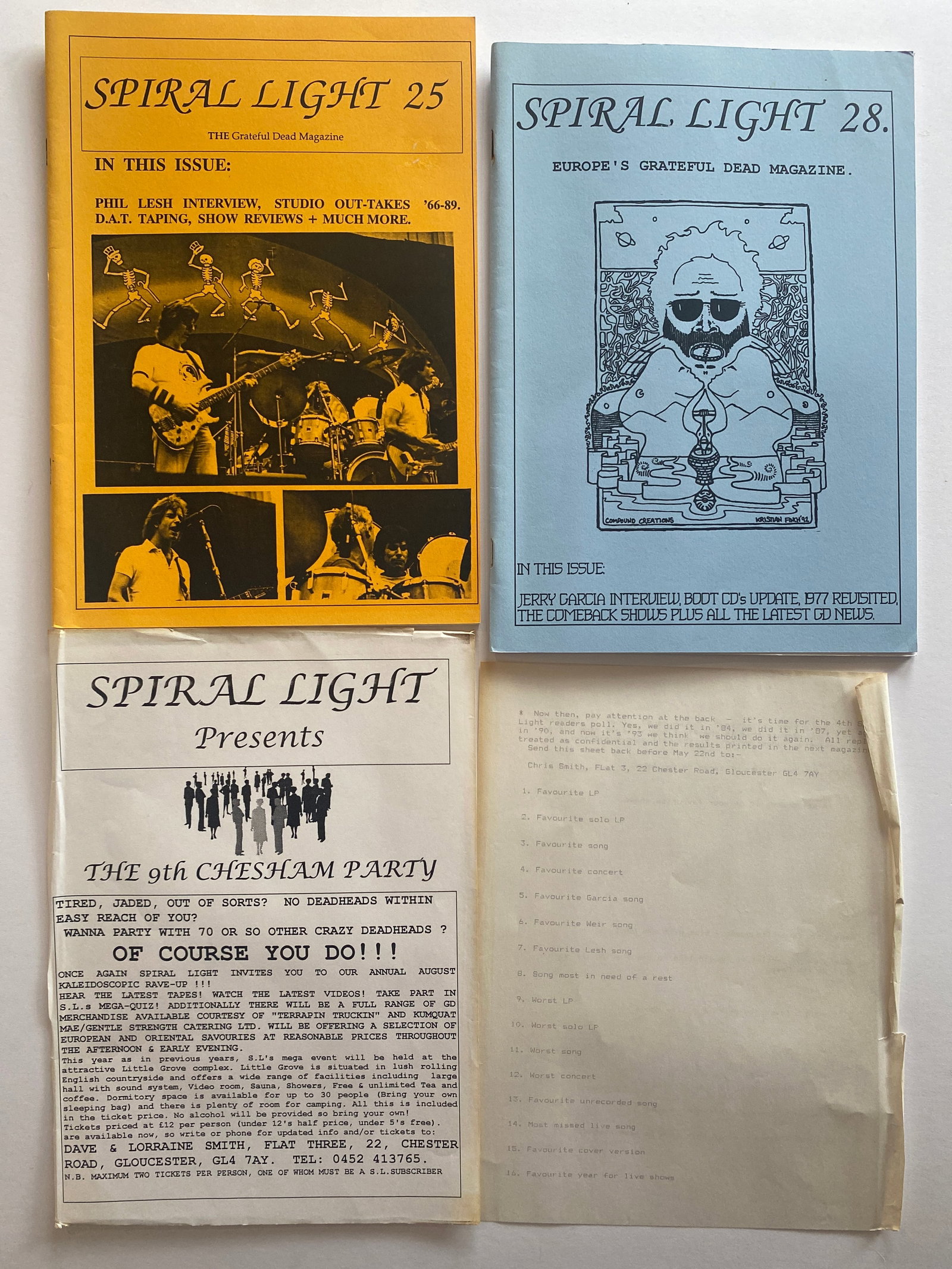 Spiral Light Grateful Dead Magazine (2) (1 of 1)
