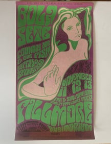 Buffalo Springfield Bola Sete 1966 Fillmore Concert Poster 1st Printing