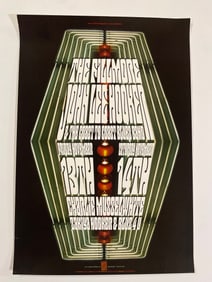 John Lee Hooker Fillmore Concert Poster 1st Printing