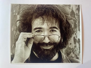 Jerry Garcia Richard Aaron Large Photograph