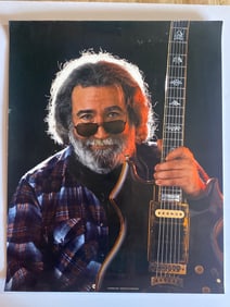 Jerry Garcia Grateful Dead 1986 Poster 1st Printing