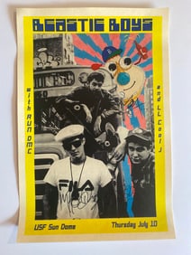 Beatie Boys Autographed Concert Poster