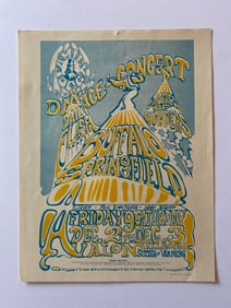 Buffalo Springfield 1966 Avalon Ballroom Concert Poster
